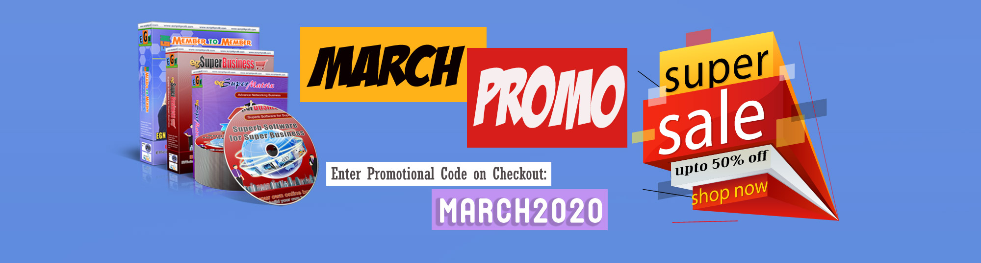 March 2020 PROMO! 50% OFF